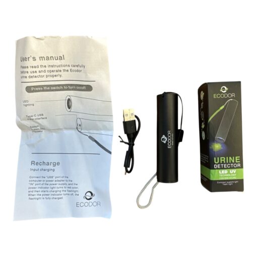 Ecodor Urine detector (Oplaadbaar) – Vind urinevlekken snel en nauwkeurig - Afbeelding 3